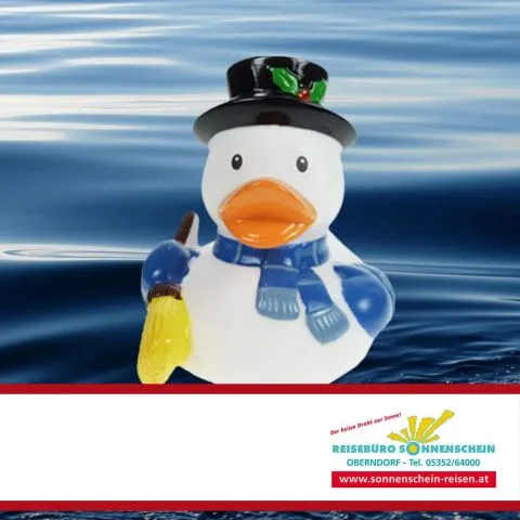 Sponsorenente 34 des Entenrennens 2016 mit Sponsorenlogo
